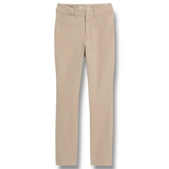 Old Navy Size 12 Mocha Taffy Pixie High-Waisted Secret Smooth Pockets Pants - Picture 8 of 8